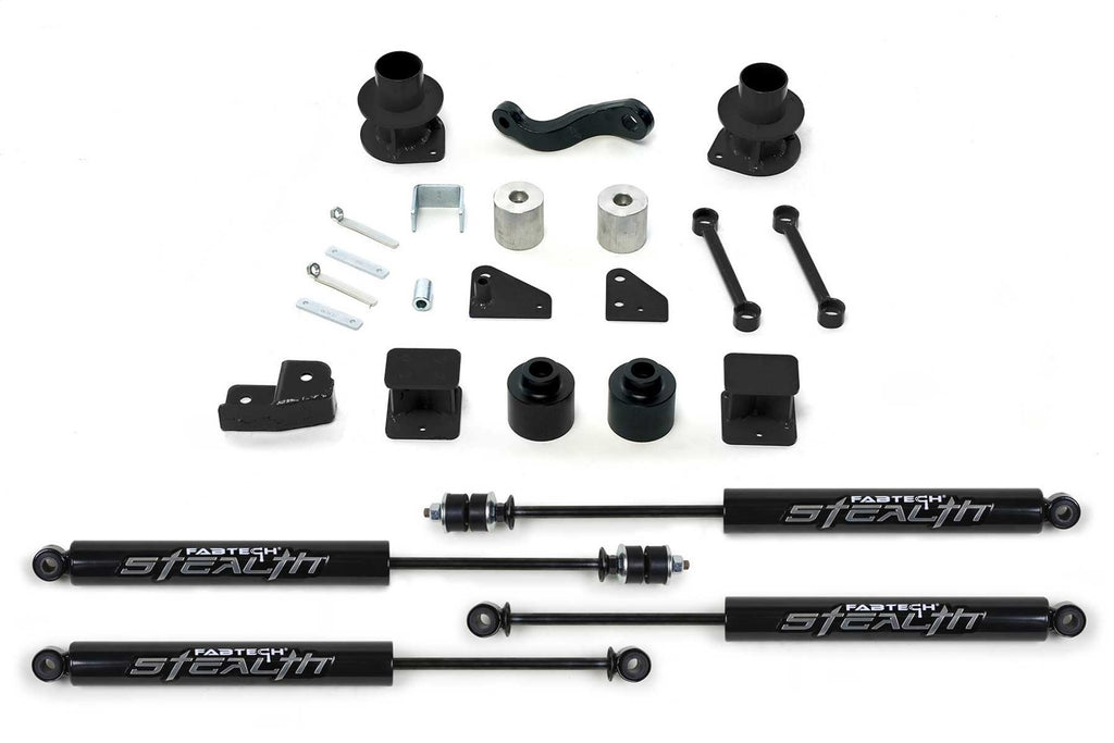 Fabtech K4037M Basic Lift System w/Shocks for Select Jeep Wrangler, Jeep Wrangler JK