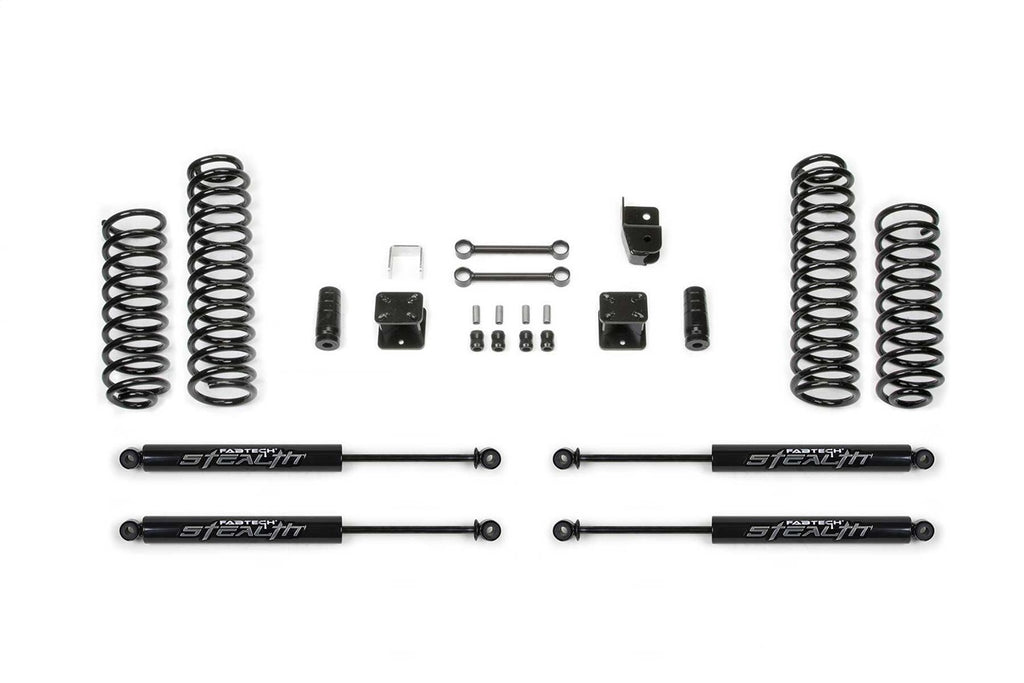 Fabtech K4048M Budget Lift System w/Shock for Select Jeep Wrangler, Jeep Wrangler JK