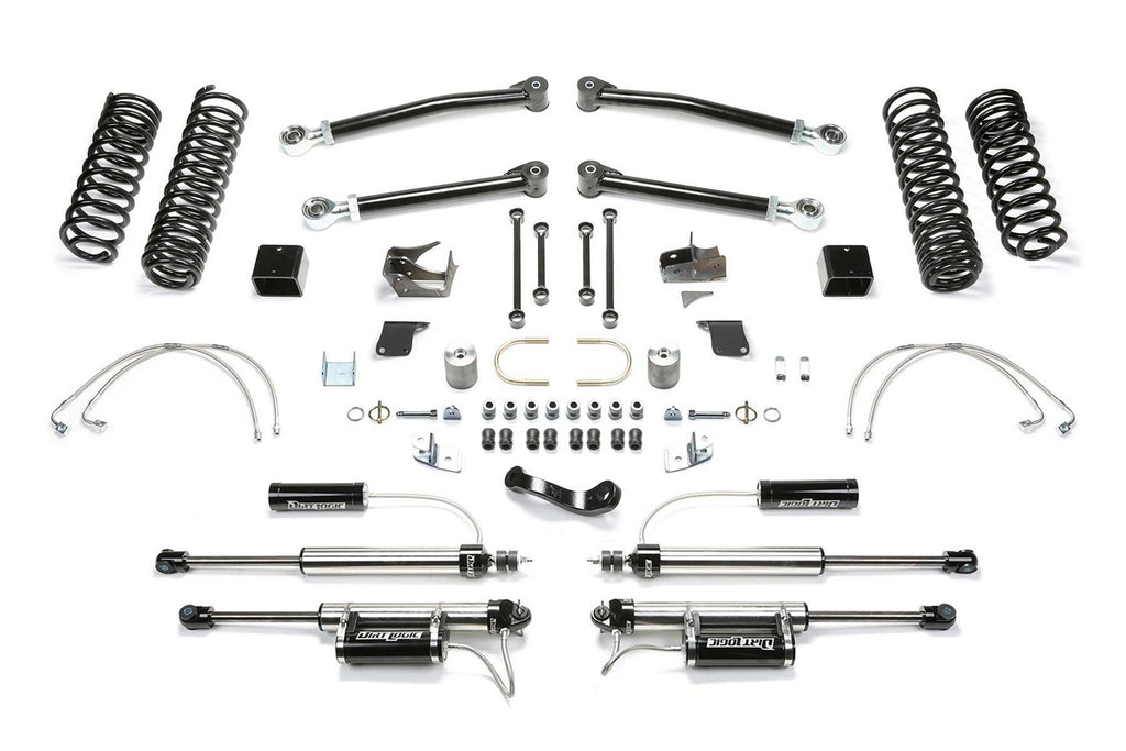 Fabtech K4071DL Trail Long Travel Lift System for Select Jeep Wrangler, Jeep Wrangler JK