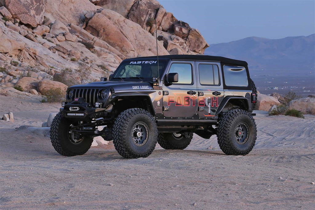 Fabtech K4148DL Crawler Lift System w/DLSS Shocks for Select Jeep Wrangler
