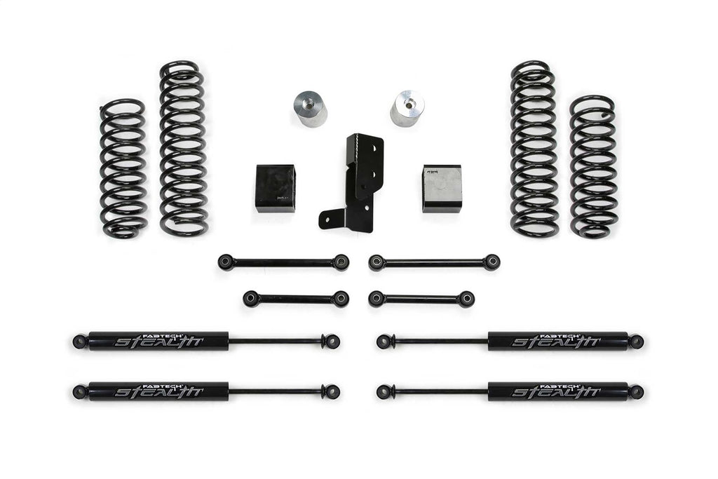 Fabtech K4200M Sport Lift System w/Shock for Select Jeep Wrangler