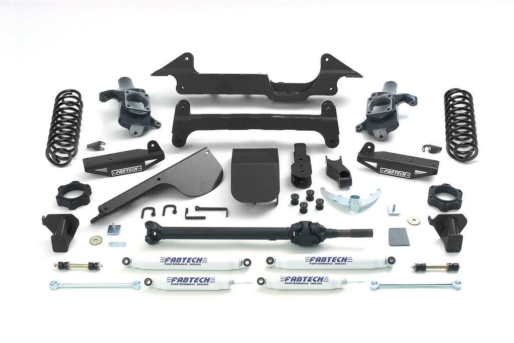 Fabtech K5000 Performance Lift System w/Shocks for Select Hummer H2