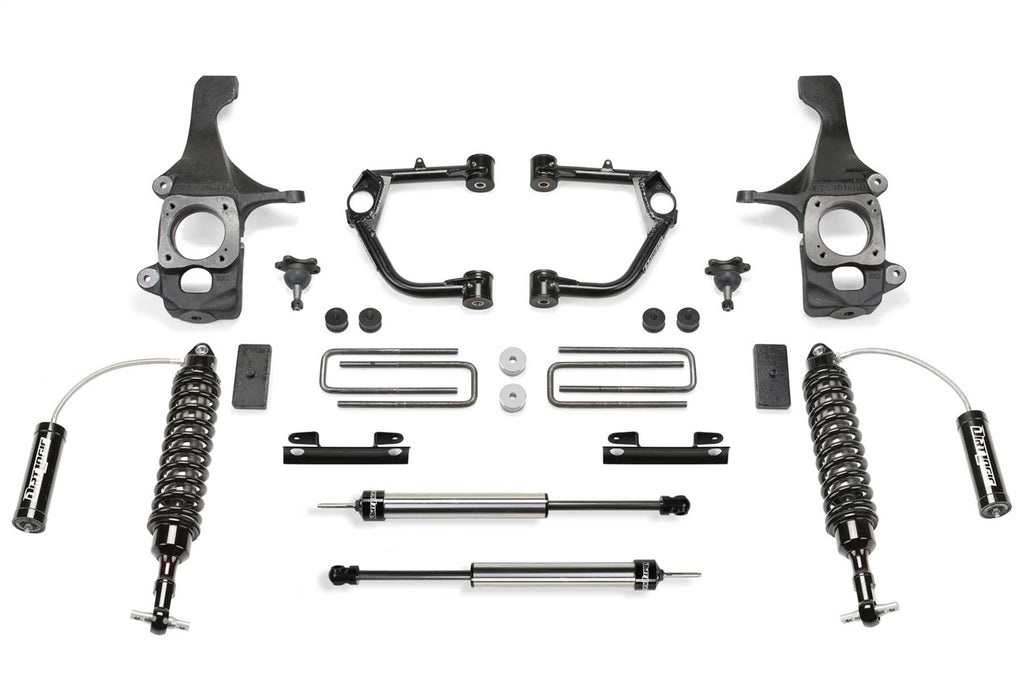 Fabtech K7074DL Uniball UCA Lift System w/Shocks for Select Toyota Tundra