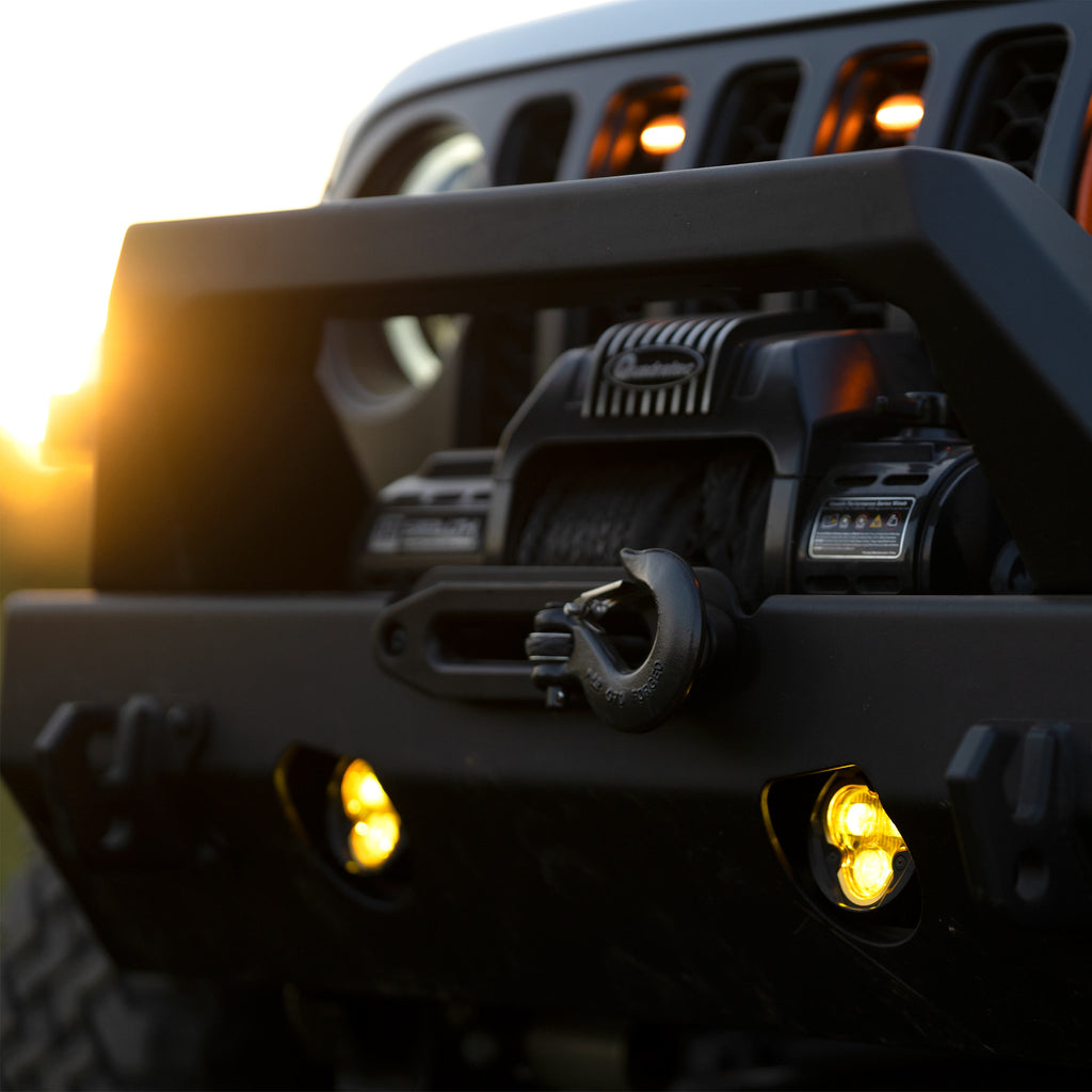 KC HiLiTES 97147 KC FLEX ERA 3 LED DM SAE FOG 2-LIGHT MSTR KIT 10-24 JEEP JK JL JT AFTERMARKET for Select Jeep Gladiator, Jeep Wrangler, Jeep Wrangler JK