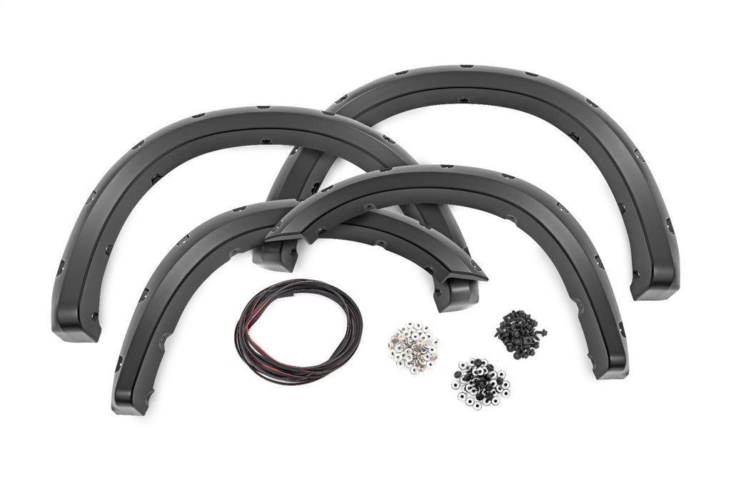 Rough Country F-D10917A-PCL Pocket Fender Flares for Select Ram 2500, Ram