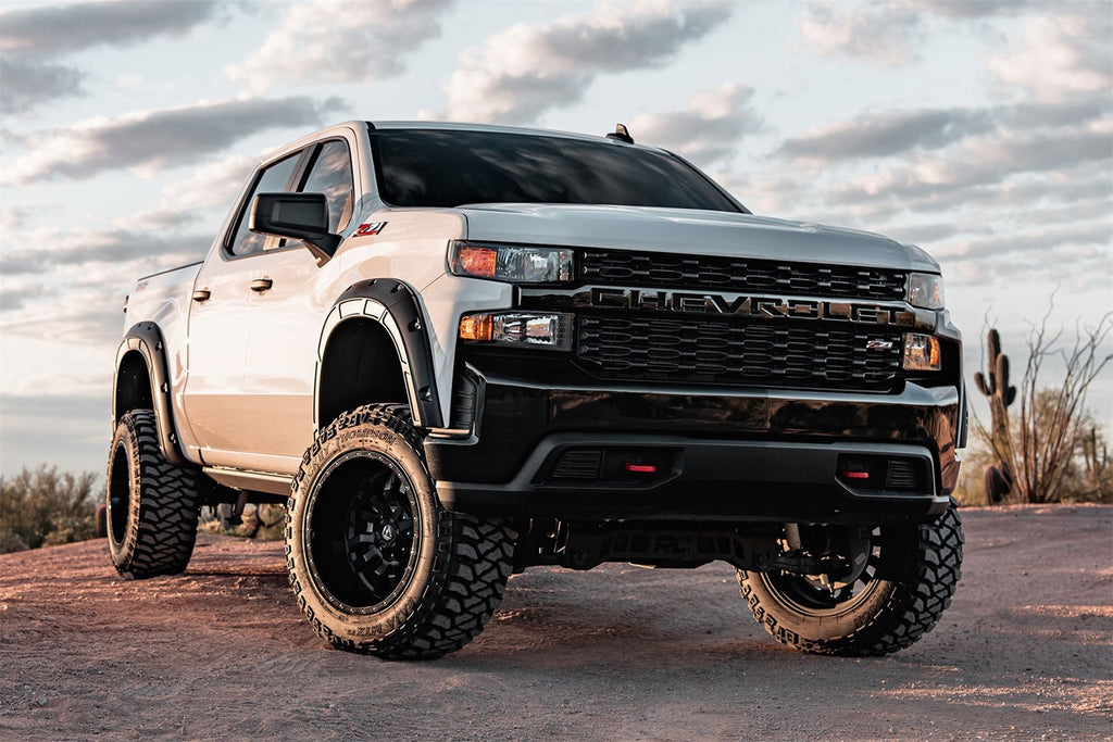 Rough Country A-C12211-GXG Fender Flares for Select Chevrolet Silverado 1500, Chevrolet Silverado LTD