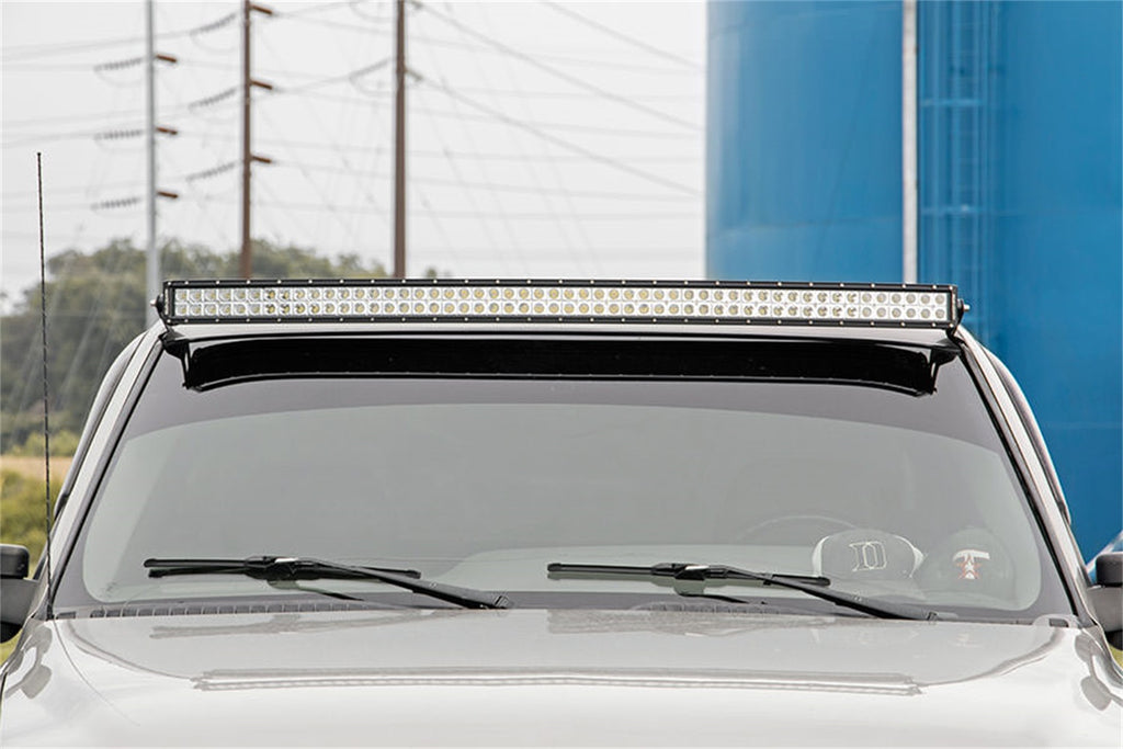 Rough Country 70539 LED Light Bar Windshield Mounting Brackets for Select Chevrolet Silverado 1500, Chevrolet Silverado Classic, Chevrolet Silverado 2500, Chevrolet Silverado 3500, Chevrolet Suburban 1500, Chevrolet Suburban 2500, Chevrolet Tahoe, GMC