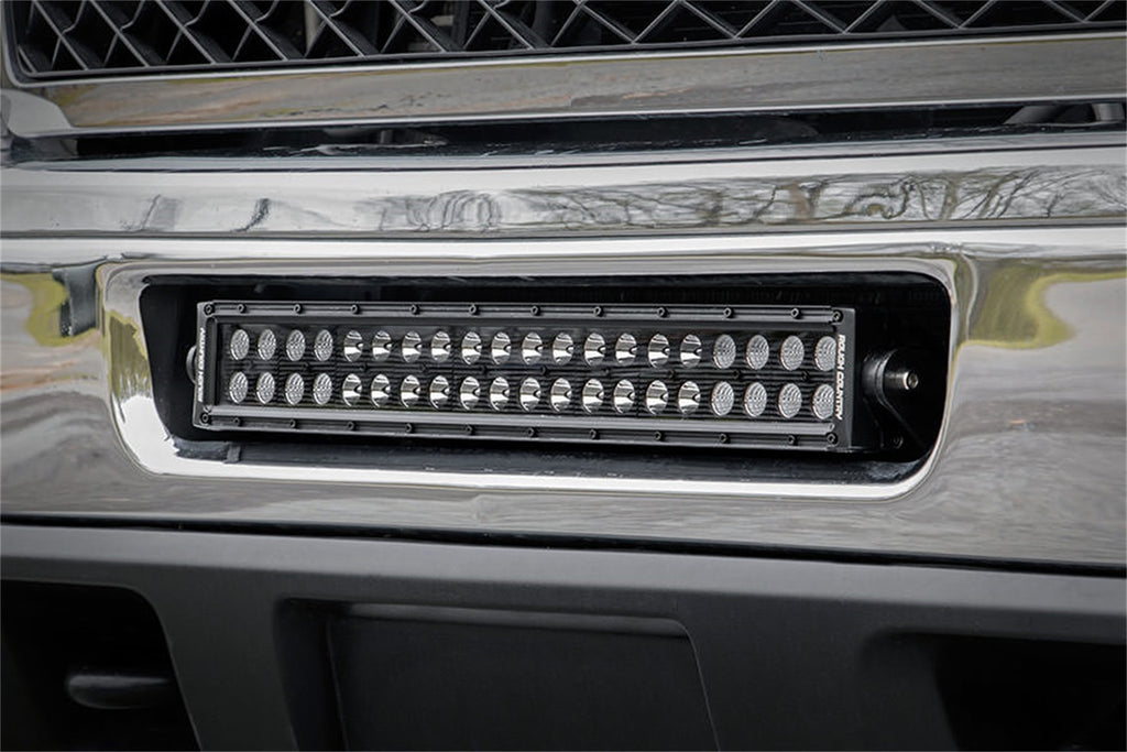 Rough Country 70522 LED Light Bar Bumper Mounting Brackets for Select Chevrolet Silverado HD