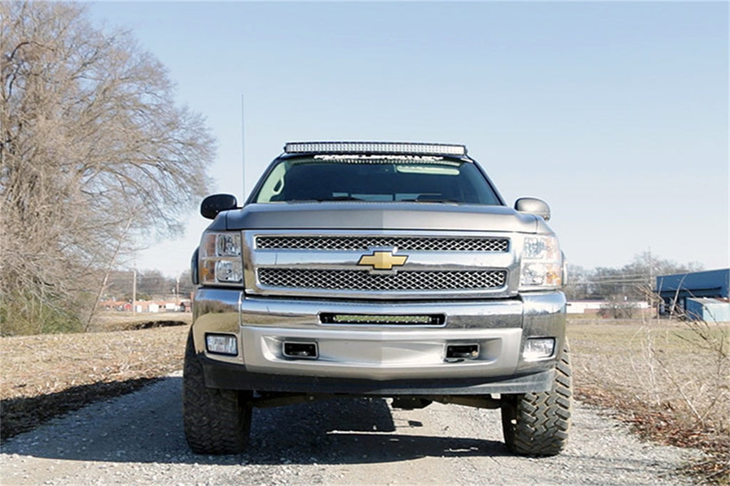 Rough Country 70523 LED Light Bar Bumper Mounting Brackets for Select Chevrolet Silverado 1500, Chevrolet Silverado HD, Chevrolet Silverado HD