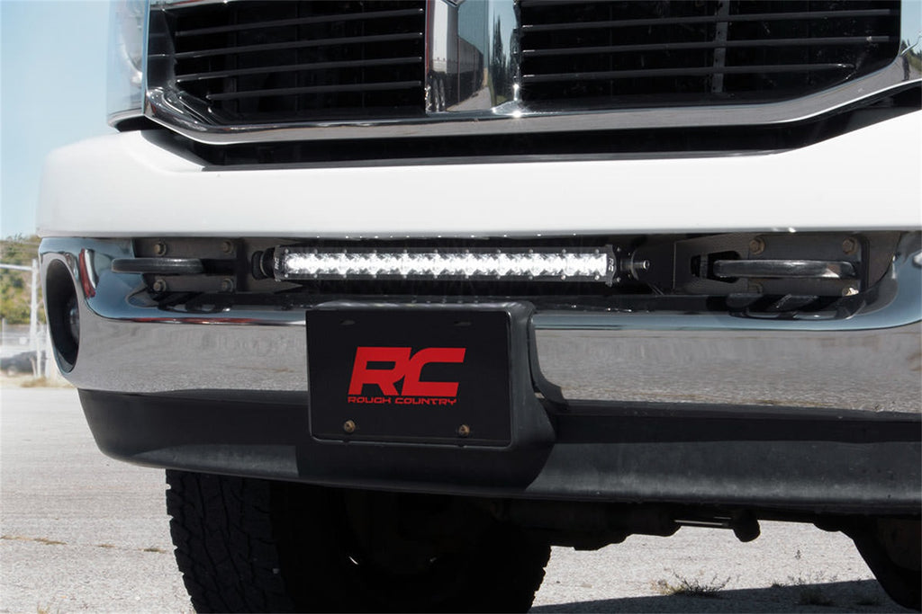 Rough Country 70568 LED Light Bar Bumper Mounting Brackets for Select Dodge Ram 2500, Dodge Ram 3500, Ram 2500, Ram