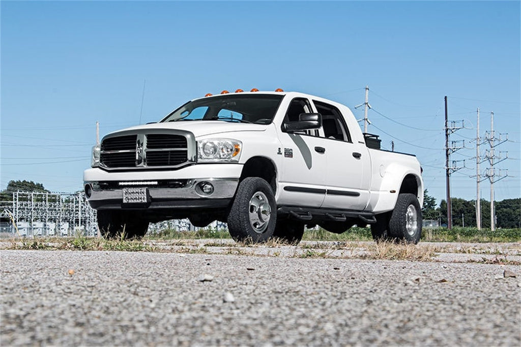 Rough Country 70568 LED Light Bar Bumper Mounting Brackets for Select Dodge Ram 2500, Dodge Ram 3500, Ram 2500, Ram
