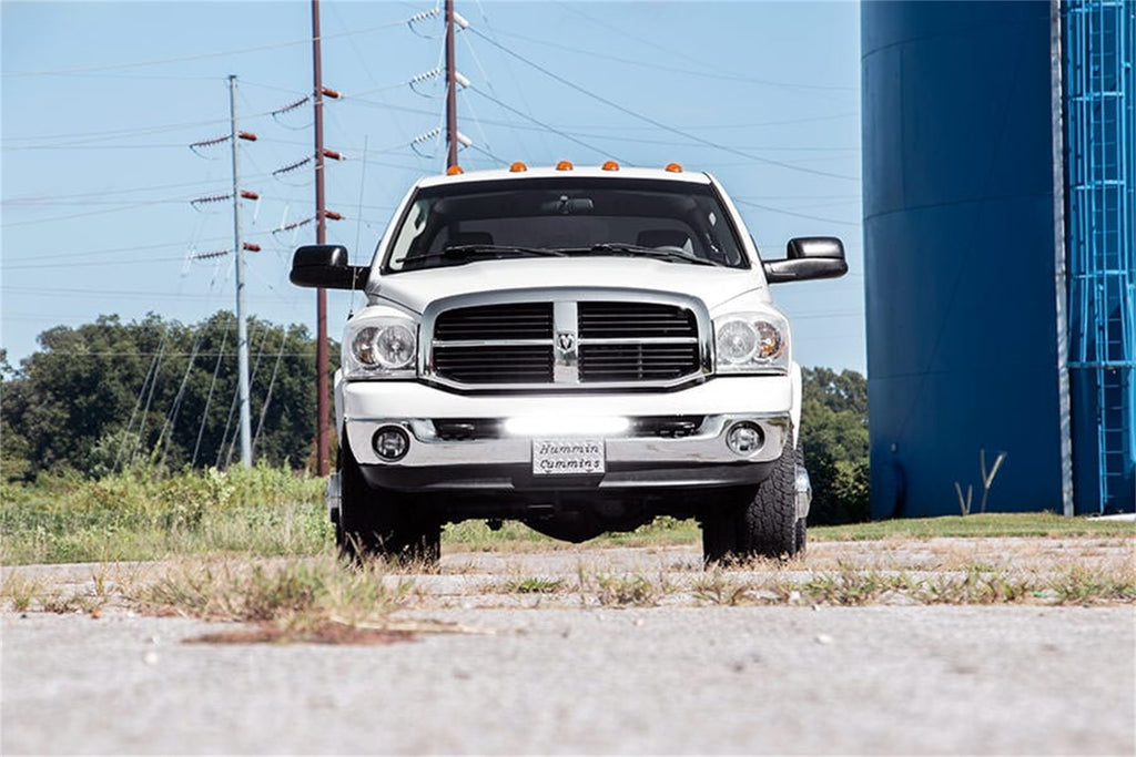 Rough Country 70568 LED Light Bar Bumper Mounting Brackets for Select Dodge Ram 2500, Dodge Ram 3500, Ram 2500, Ram