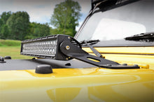 Load image into Gallery viewer, Rough Country 70210 LED Light Bar Hood Mounting Brackets for Select Jeep TJ, Jeep Wrangler