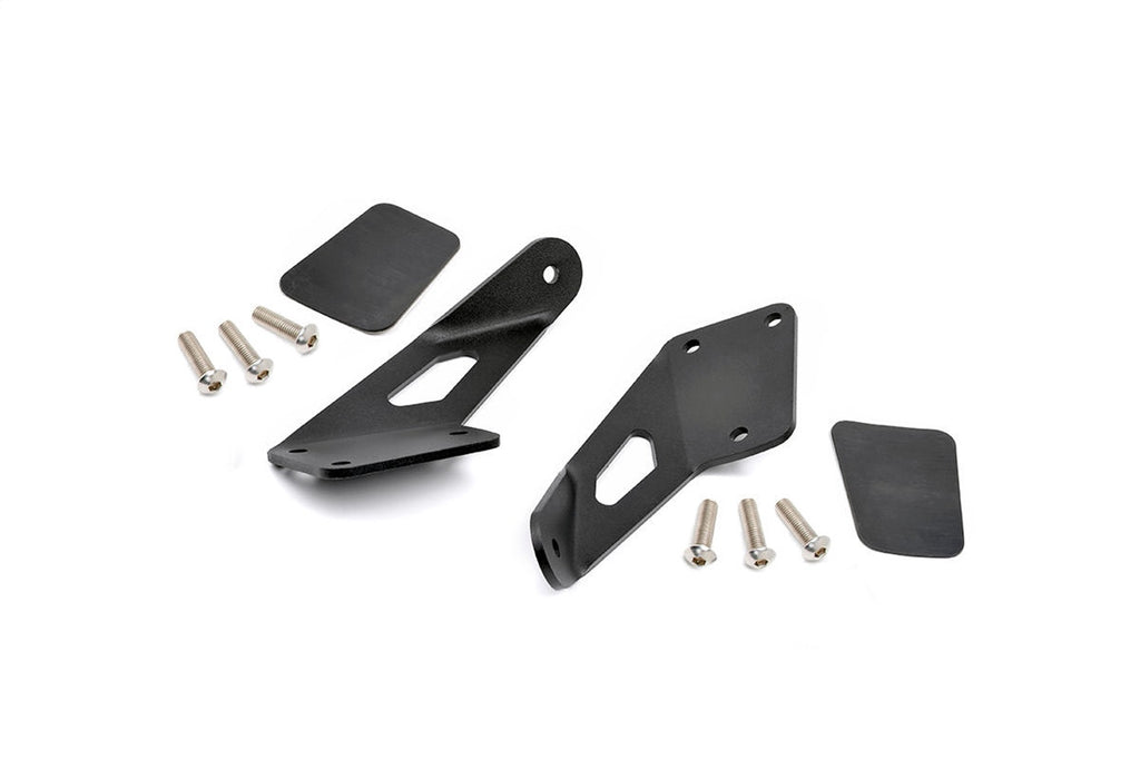 Rough Country 70210 LED Light Bar Hood Mounting Brackets for Select Jeep TJ, Jeep Wrangler