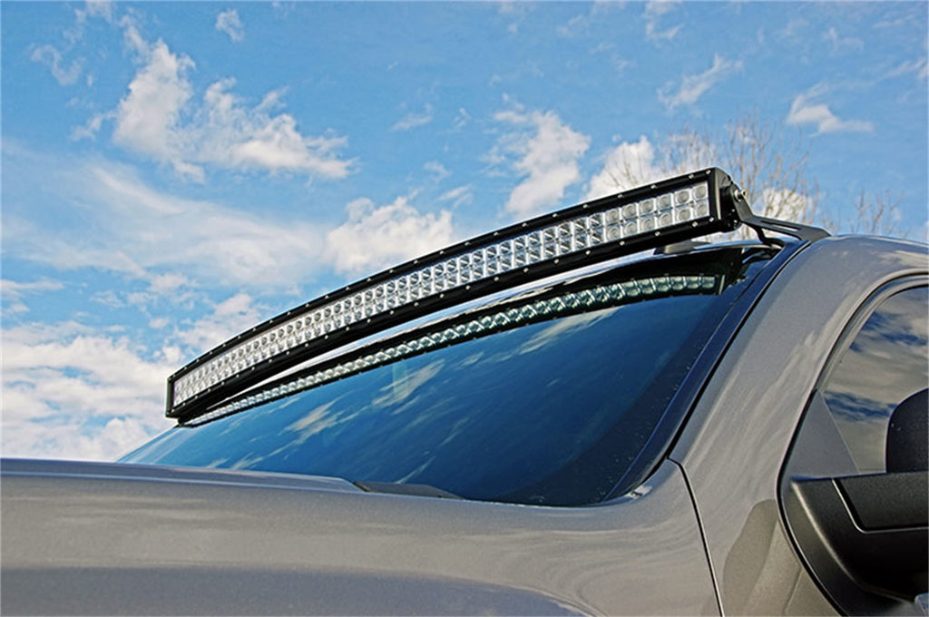 Rough Country 70507 LED Light Bar Windshield Mounting Brackets for Select Chevrolet Avalanche, Chevrolet Silverado 1500, Chevrolet Silverado HD, Chevrolet Silverado HD, Chevrolet Suburban 1500, Chevrolet Tahoe, GMC Sierra 1500, GMC Sierra HD, GMC Sierra