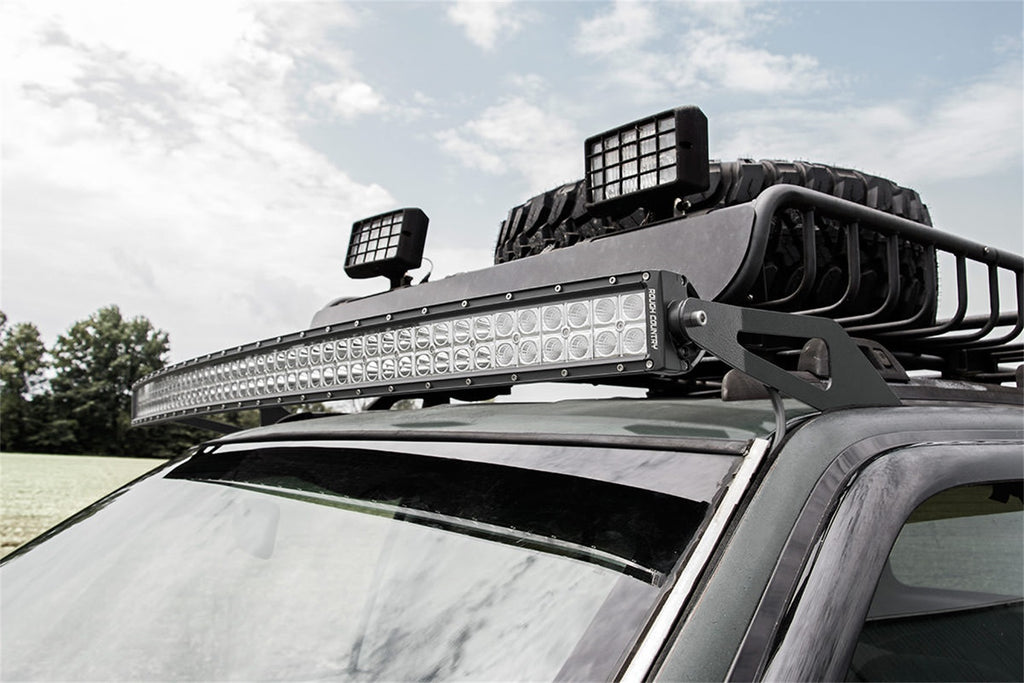 Rough Country 70567 LED Light Windshield Mounting Brackets for Select Jeep Grand Cherokee