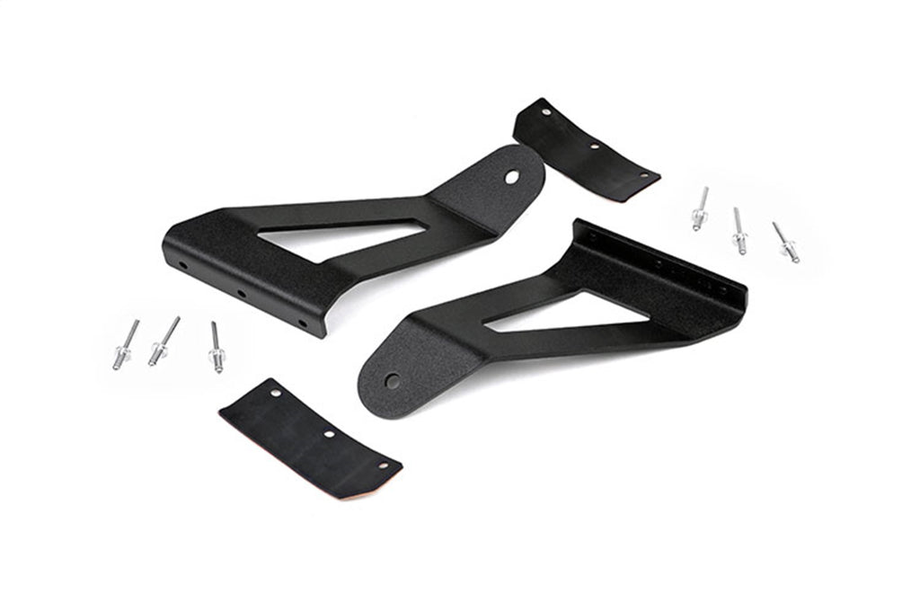 Rough Country 70517 LED Light Bar Windshield Mounting Brackets for Select Jeep Cherokee