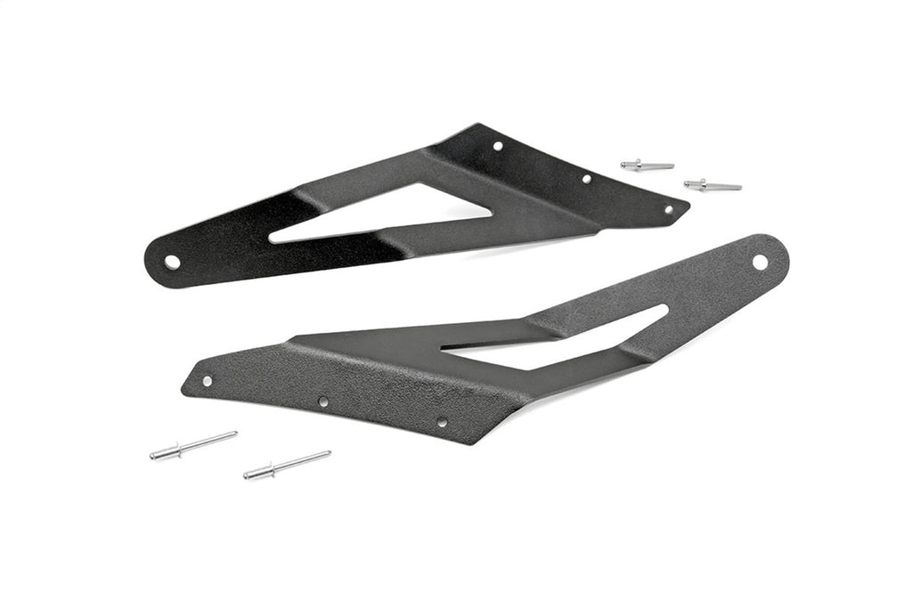 Rough Country 70538 LED Light Bar Windshield Mounting Brackets for Select Dodge Ram