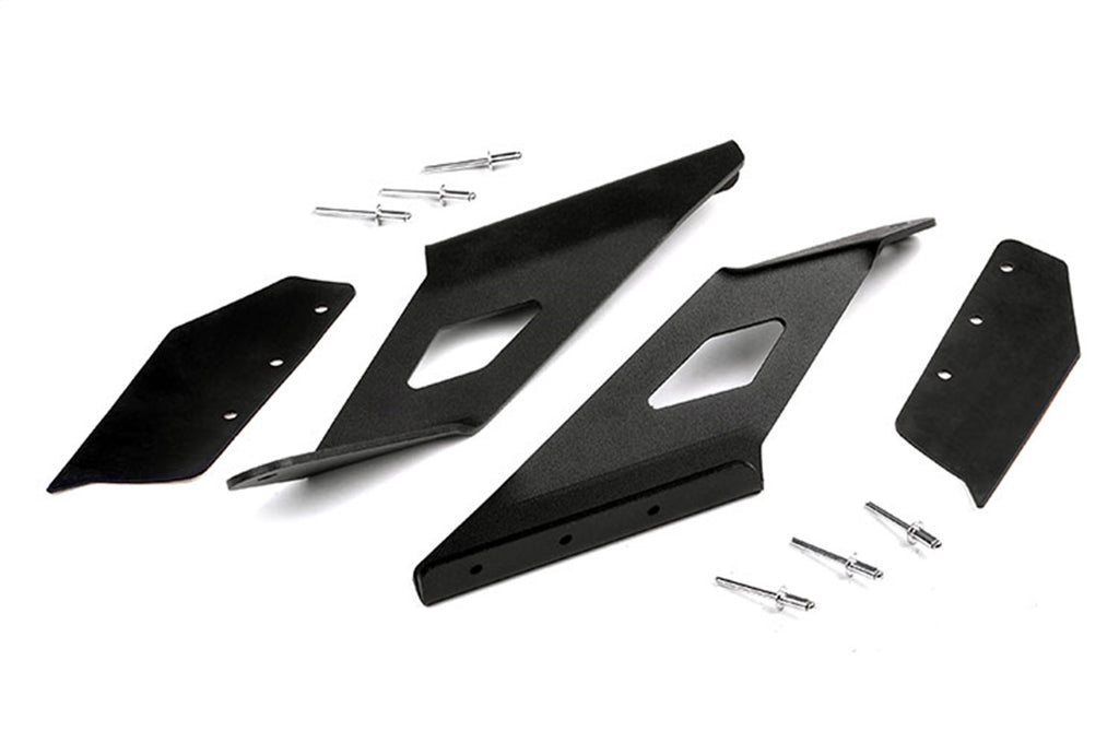Rough Country 70514A LED Light Bar Windshield Mounting Brackets for Select Chevrolet Silverado HD, Chevrolet Silverado HD, GMC Sierra HD, GMC Sierra HD