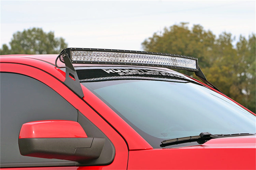 Rough Country 70514B LED Light Bar Windshield Mounting Brackets for Select Chevrolet Suburban, Chevrolet Tahoe, GMC Yukon, GMC Yukon XL