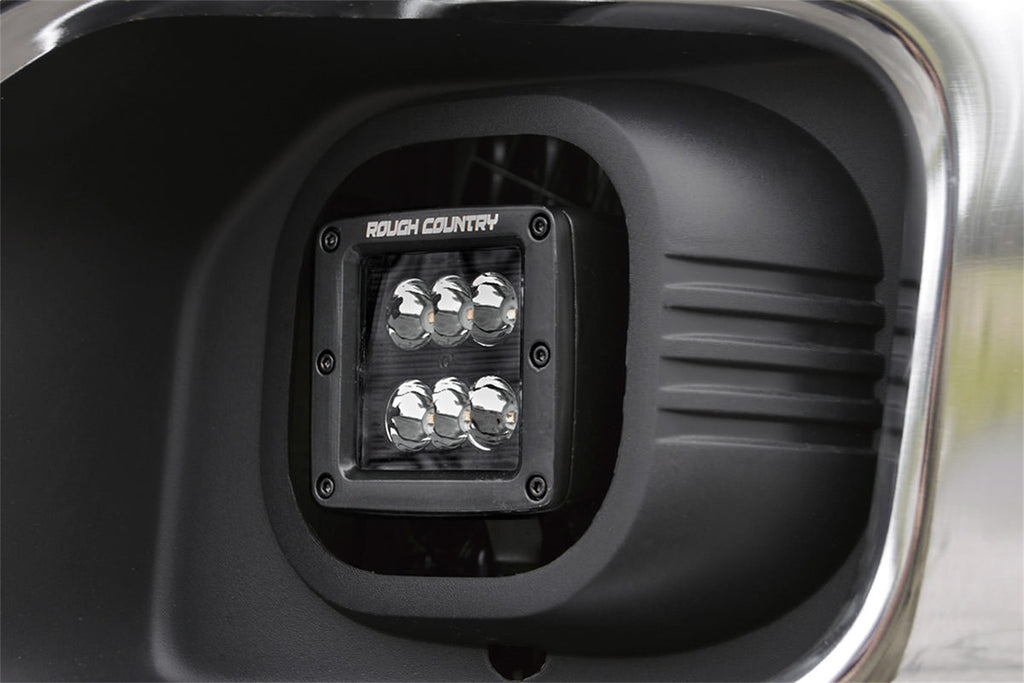 Rough Country 70622 Black Series LED Fog Light Kit for Select Ford F-250 Super Duty, Ford F-350 Super Duty