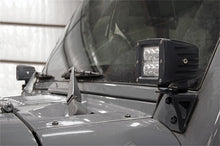 Load image into Gallery viewer, Rough Country 70044 LED Windshield Light Mounts for Select Jeep Wrangler, Jeep Wrangler JK
