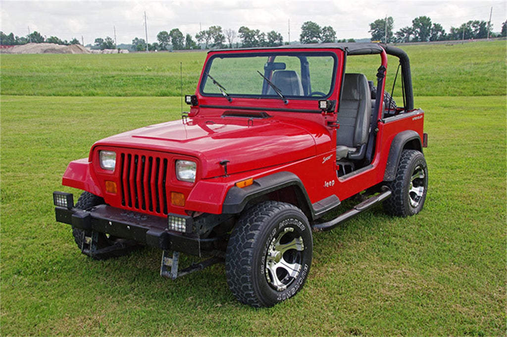 Rough Country 70510 LED Windshield Light Mounts for Select Jeep Wrangler