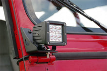 Load image into Gallery viewer, Rough Country 70510 LED Windshield Light Mounts for Select Jeep Wrangler