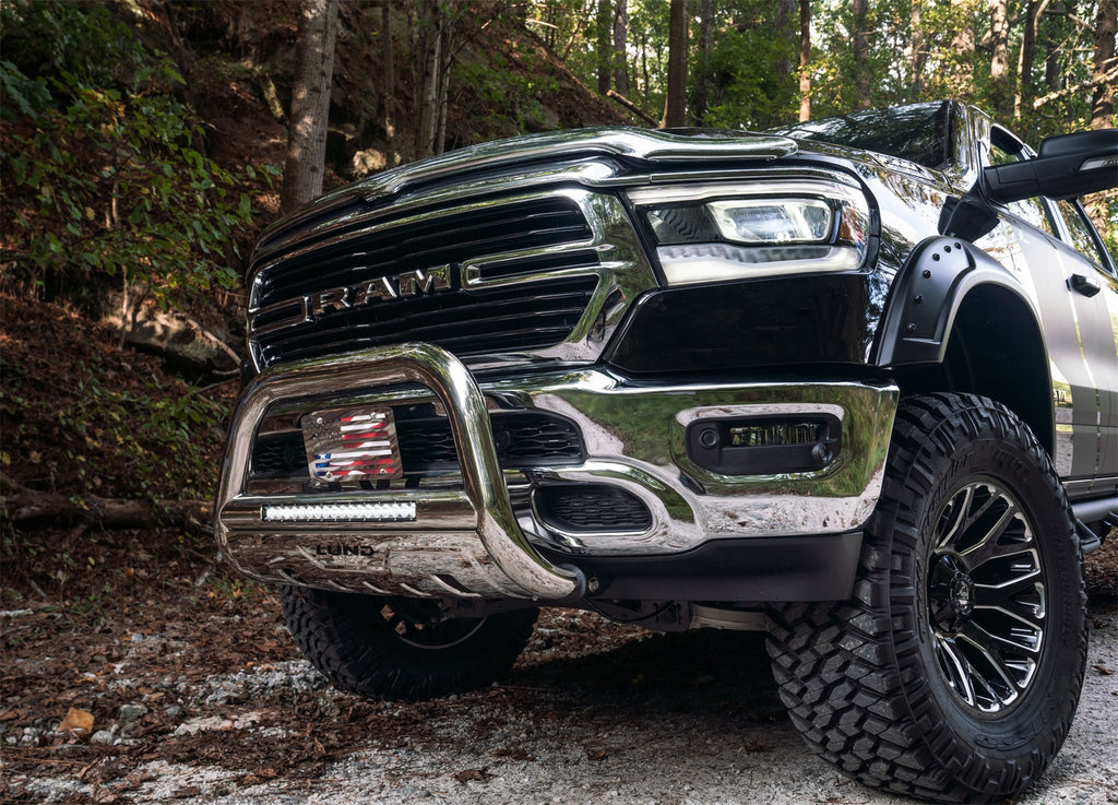 Lund 47021208 Bull Bar w/Light And Wiring for Select Ram