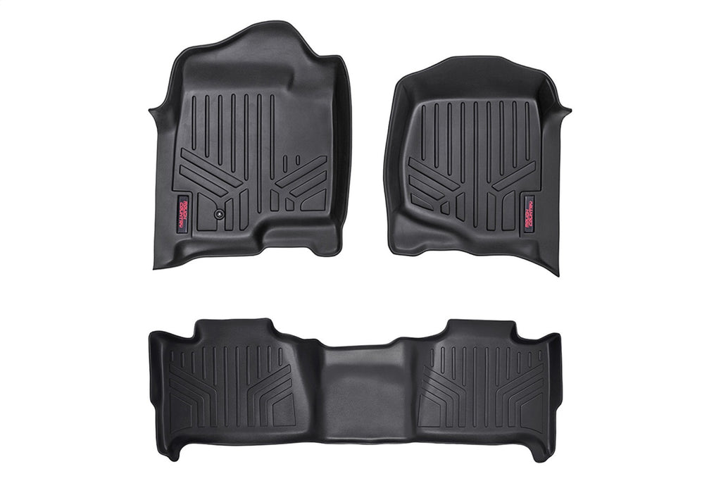 Rough Country M-20715 Heavy Duty Floor Mats for Select Chevrolet Tahoe, GMC Yukon