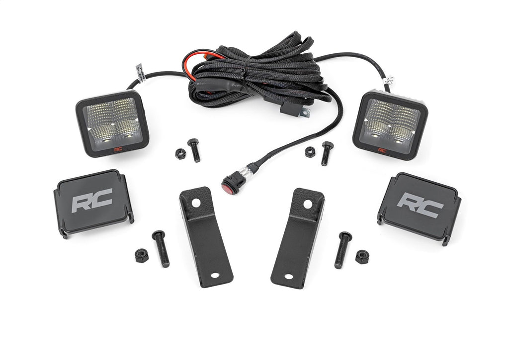 Rough Country 97084 Black Series LED Fog Light Kit for Select Can-Am Maverick Sport 1000, Can-Am Maverick Sport DPS, Can-Am Maverick Sport 1000R DPS, Can-Am Maverick Sport 1000R X mr, Can-Am Maverick Sport 1000R X rc, Can-Am Maverick Sport 1000R X xc,