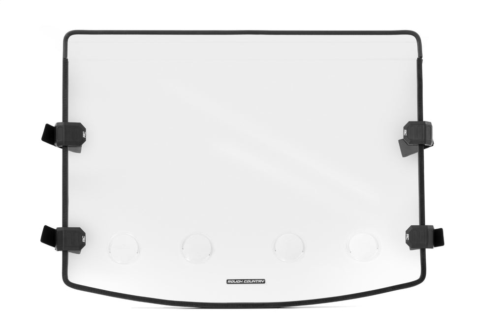 Rough Country 98201930 Windshield for Select Can-Am Maverick Sport DPS, Can-Am Maverick Sport 1000R DPS, Can-Am Maverick Sport 1000R X mr, Can-Am Maverick Sport 1000R X rc, Can-Am Maverick Sport 1000R X xc, Can-Am Maverick Sport Max 1000R DPS