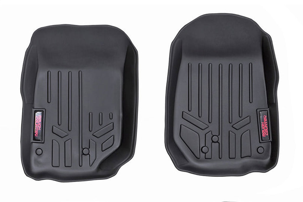 Rough Country M-6142 Heavy Duty Floor Mats for Select Jeep Wrangler
