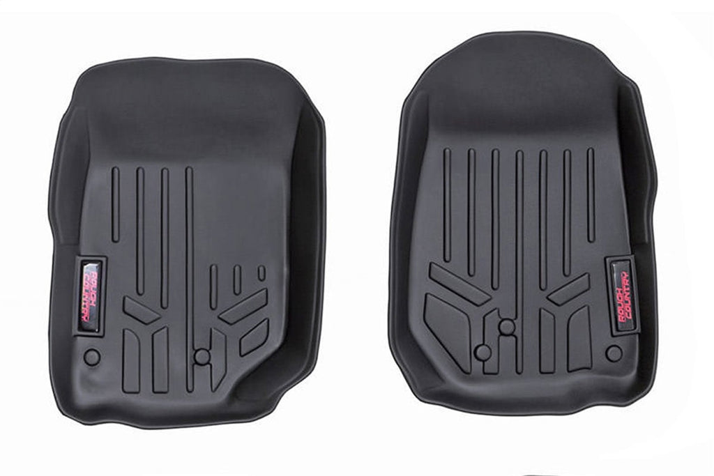 Rough Country M-6142 Heavy Duty Floor Mats for Select Jeep Wrangler