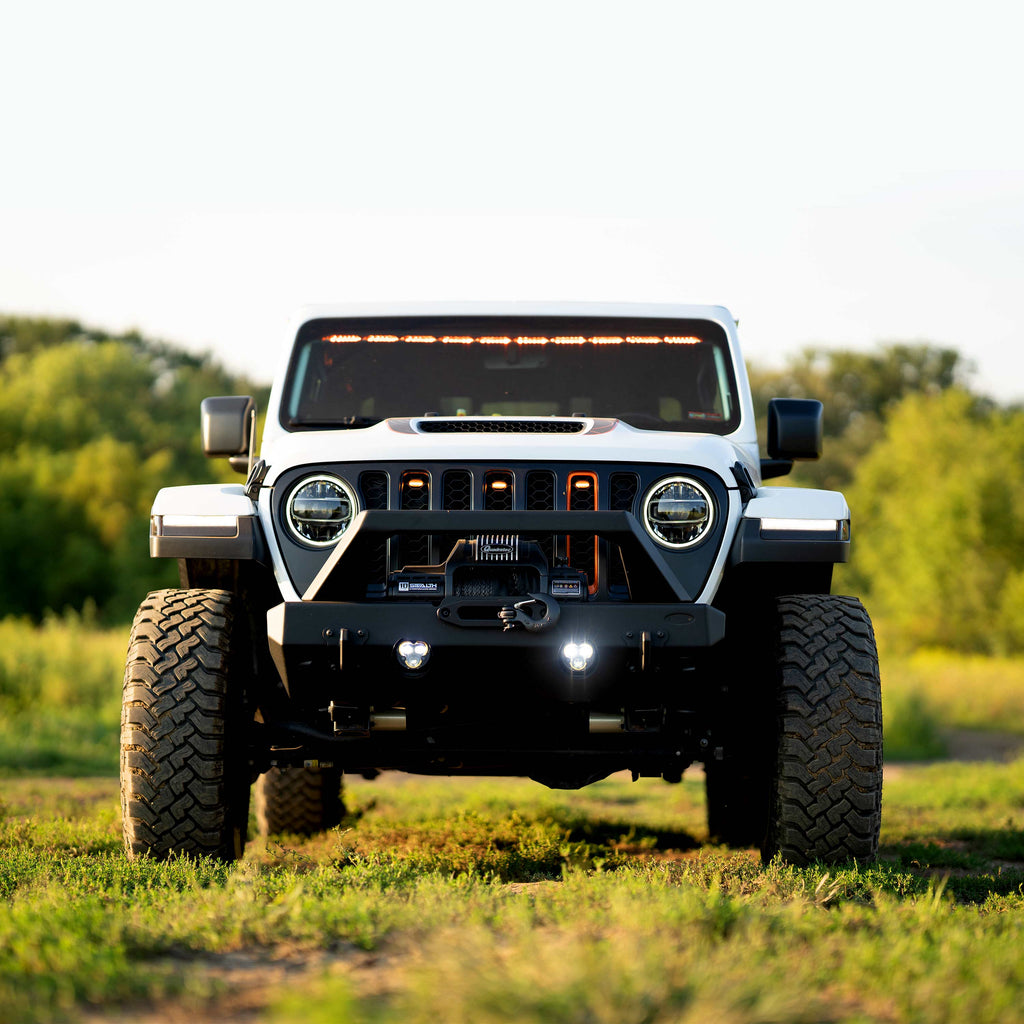 KC HiLiTES 97147 KC FLEX ERA 3 LED DM SAE FOG 2-LIGHT MSTR KIT 10-24 JEEP JK JL JT AFTERMARKET for Select Jeep Gladiator, Jeep Wrangler, Jeep Wrangler JK