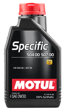 Load image into Gallery viewer, Motul 107049 Specific 504 00 507 00 0W30 Synthetic Engine Oil - 1L