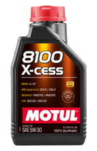 Load image into Gallery viewer, Motul 108944 8100 X-Cess 5W30 Synthetic Engine Oil - 1L