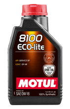 Load image into Gallery viewer, Motul 110376 8100 Eco-Lite 0W16 Synthetic Engine Oil - 1L