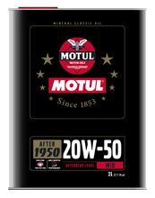 Load image into Gallery viewer, Motul 110621 Classic Performance 20W50 (Mineral) Engine Oil - 2L