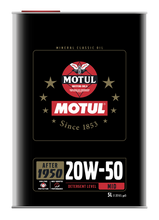 Load image into Gallery viewer, Motul 110622 Classic Performance 20W50 (Mineral) Engine Oil - 5L