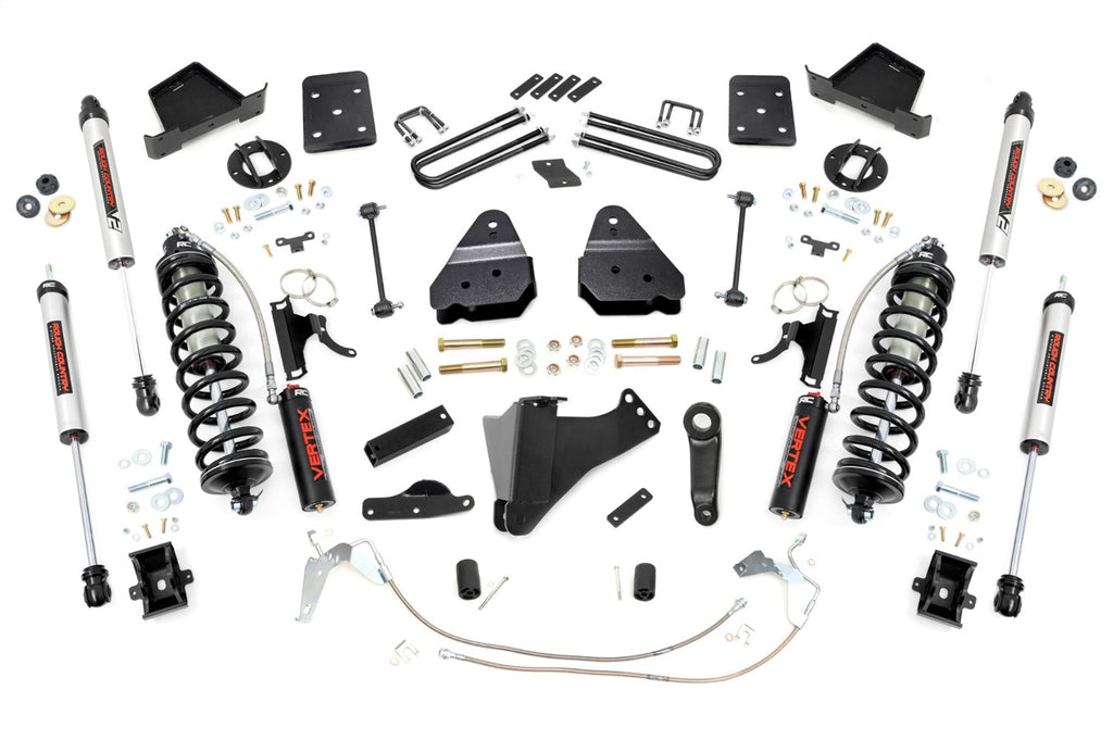 Rough Country 47858 Coilover Conversion Lift Kit for Select Ford F-250 Super Duty, Ford F-350 Super Duty