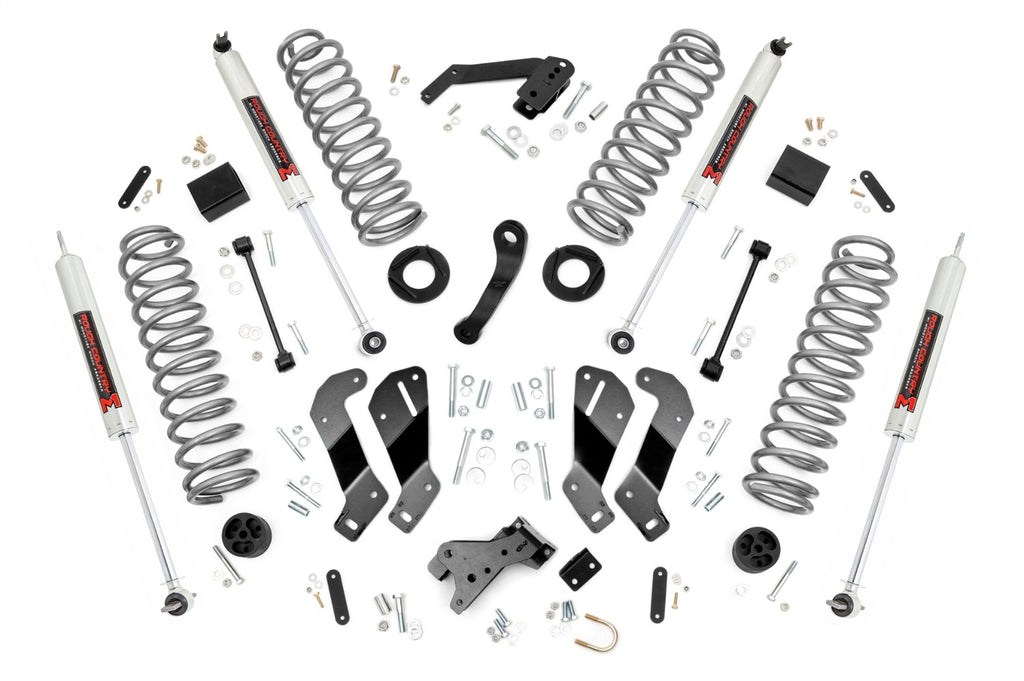 Rough Country 69340 Suspension Lift Kit w/Shocks for Select Jeep Wrangler, Jeep Wrangler JK