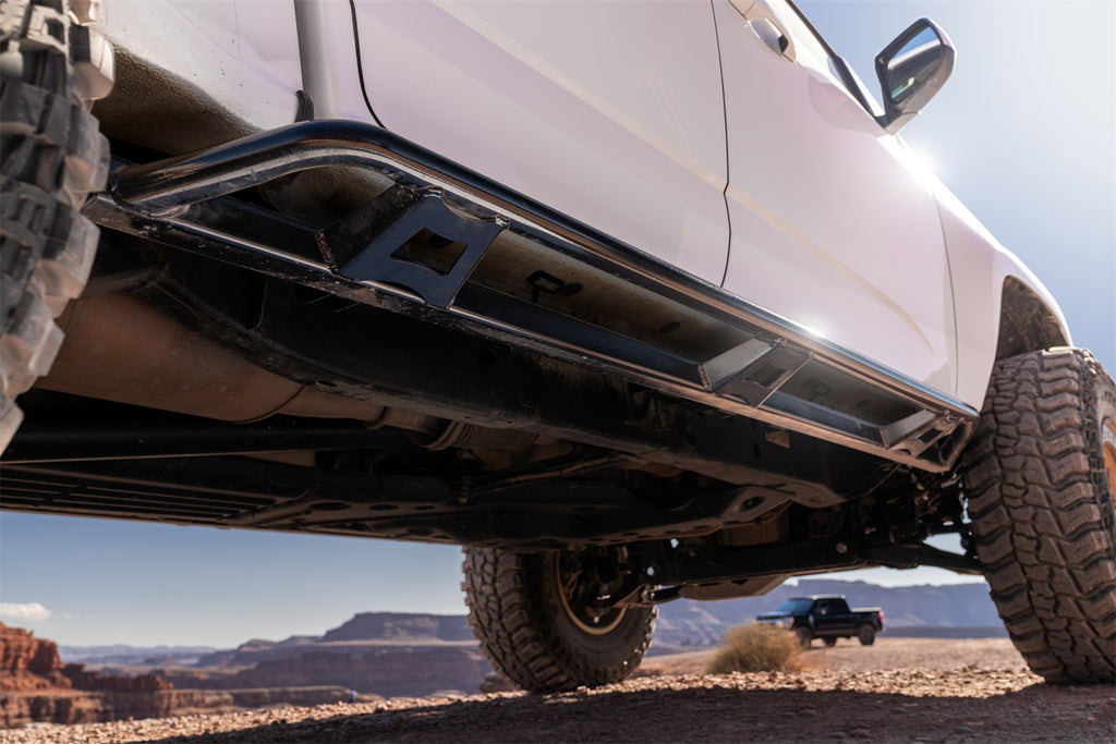 N-Fab TSG15CC-TX TrailSlider-Cab Len (2 Steps)-15-24 Colorado/Canyon Crew-TX Blk for Select Chevrolet Colorado, GMC Canyon
