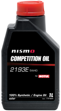 Load image into Gallery viewer, Motul 104253 Nismo Competition 2193E 5W40 Synthetic Engine Oil - 1L