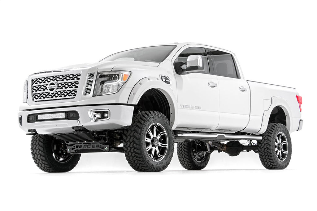 Rough Country 87730 Suspension Lift Kit w/Shock for Select Nissan TITAN XD