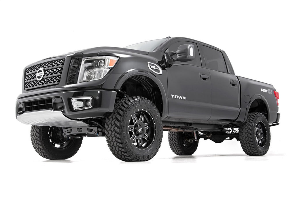 Rough Country 87820A Suspension Lift Kit w/Shock for Select Nissan TITAN