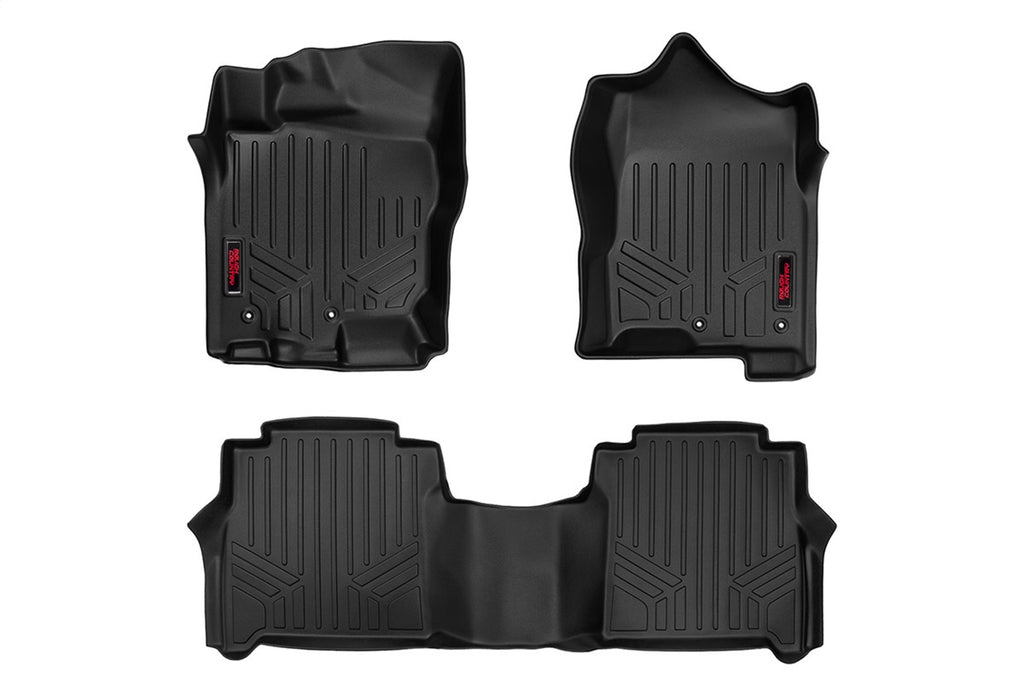 Rough Country M-81712 Heavy Duty Floor Mats for Select Nissan TITAN, Nissan TITAN XD