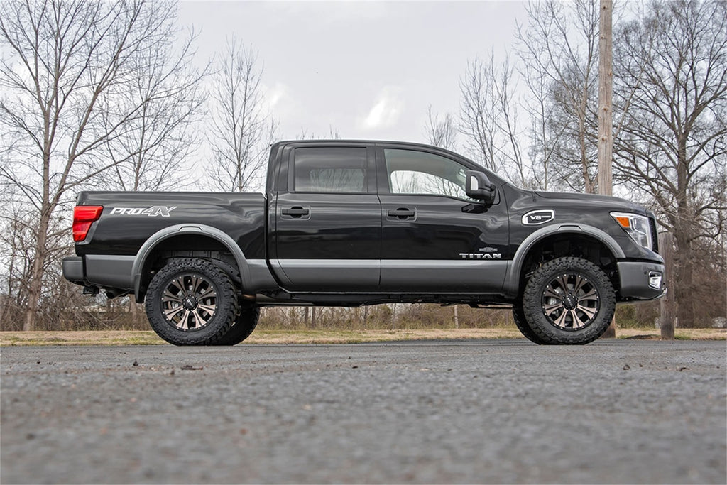 Rough Country 83430RED Suspension Lift Kit w/Shocks for Select Nissan TITAN