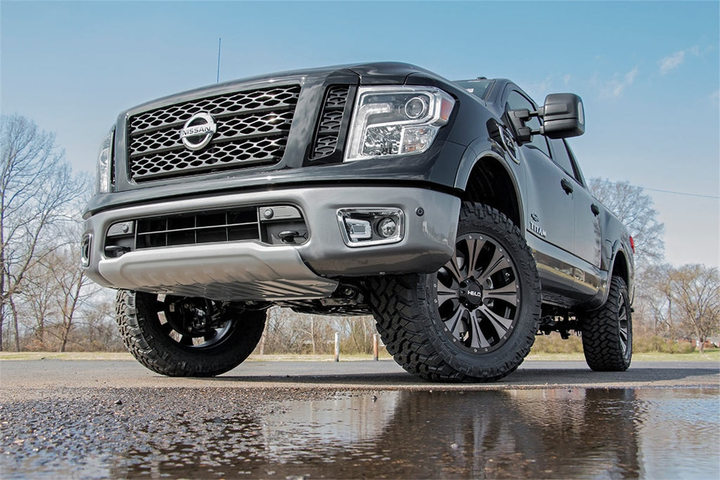 Rough Country 83432RED Suspension Lift Kit w/Shocks for Select Nissan TITAN