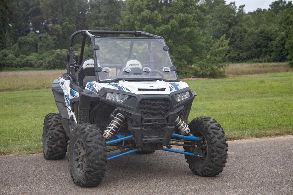 Rough Country 98241810 Windshield for Select Polaris RZR XP EPS, Polaris RZR XP EPS DYNAMIX Edition, Polaris RZR XP EPS Desert Edition, Polaris RZR XP EPS Fox Edition, Polaris RZR XP EPS Gold Matte Metallic LE, Polaris RZR XP EPS High Lifter Edition,